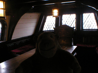 Mr Monkey looking around the Great Cabin
