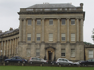 The end wall of the Royal Crescent