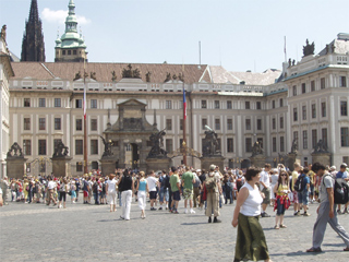 The west front of Prague Castle