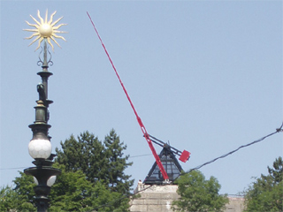 The Metronome seen from Chechuv bridge