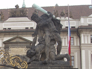 Battling giants atop the Giant's Gate