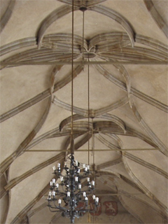 The vaulting of the Vladislav Hall