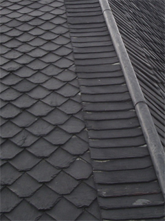 Tiles on the roof of the Powder Tower