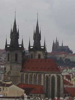 The Church before Tyn seen from the Powder Tower
