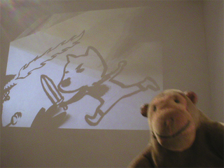 Mr Monkey watching Mr Dragon