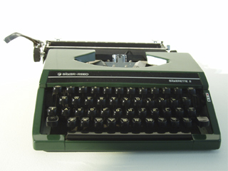 A Silver-Reed Silverette II typewriter