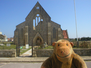 Mr Monkey across the road from the Royal Garrison Church