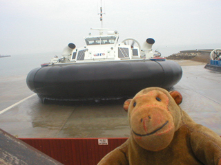 Mr Monkey watching GH2142 preparing to leave Ryde