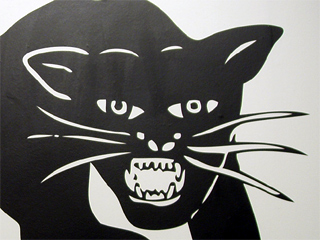 The face of Emory Douglas's black panther