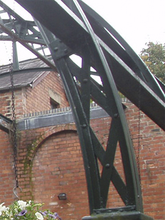 The girders over the Thermal Pool