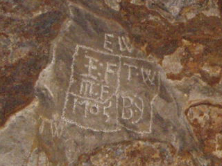A 1705 miner's mark in the Great Masson cavern