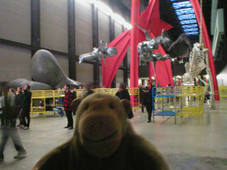 Mr Monkey looking around the TH. 2058 installation