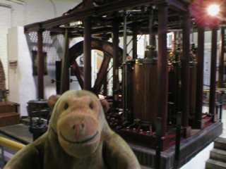 Mr Monkey looking at the Dancer's End engine