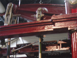 One of the beams of the Dancer's End engine