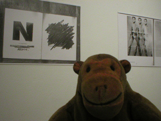 Mr Monkey looking at N and P64 by Pei Yuan Jiang