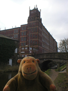 Mr Monkey approaching Goyt Mill