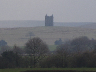 Lyme Cage seen from the Macclesfield Canal