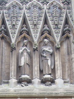 Figures above the North Porch