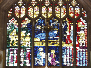 The east window of the Lady Chapel