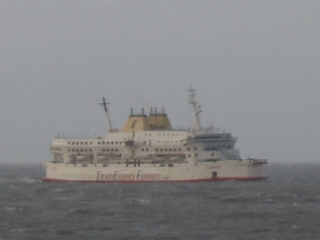 Transeuropa ferry Oleander on the way into Ostende