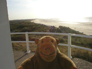 Mr Monkey looking towards De Haan from the Spioenkop