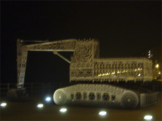 Caterpillar 5Bis by Wim Delvoye