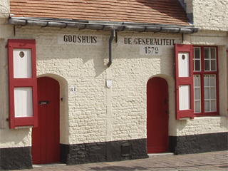 Doorways in the Godshuis de Generaliteit