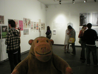 Mr Monkey watching performance art by Yingmei Duan