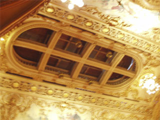 The skylight of Blackpool Tower's ballroom