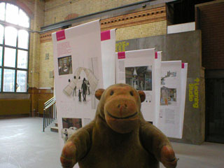 Mr Monkey looking around the Engine House