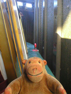 Mr Monkey at the bottom of the lock