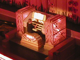 The Plaza's organist playing the Plaza's organ