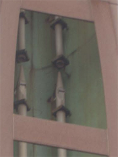 Organ pipes in the High Tide Organ