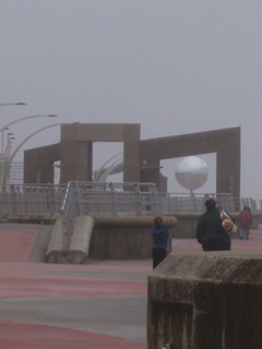 The view back along the prom from the most northerly Swivelling Wind Shelter