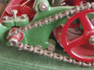 The chain drive of the Silens Messor