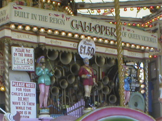 The organ in the centre of the carousel