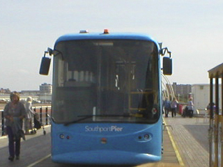 The UK Loco Ltd tram head on