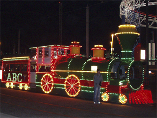 The Santa Fe tram waiting to set off