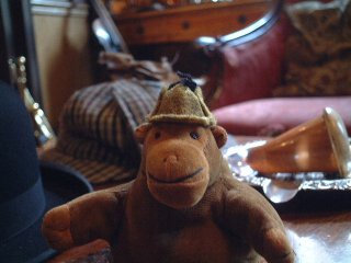 Mr Monkey in Sherlock Holmes' sitting room