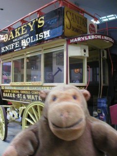 Mr Monkey with a horse drawn bus