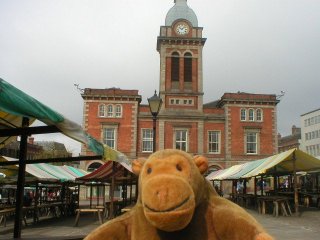 Mr Monkey in Chesterfield market