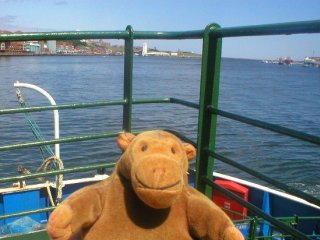 Mr Monkey on the South Shields ferry