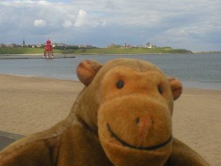 Mr Monkey at the mouth of the Tyne