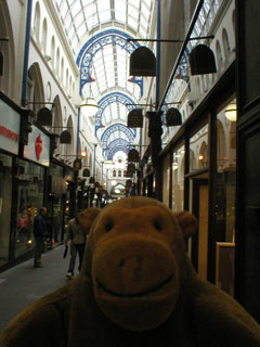 Mr Monkey in Thornton's Arcade
