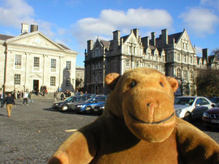 Mr Monkey in Trinity College