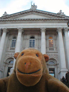 Mr Monkey outside Tate Britain