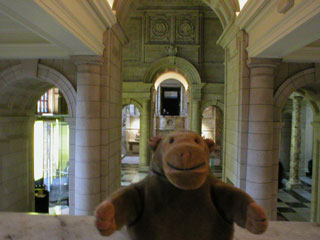 Mr Monkey inside the V & A