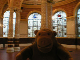 Mr Monkey in the Gamble room