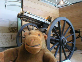 Mr Monkey with a Gatling gun