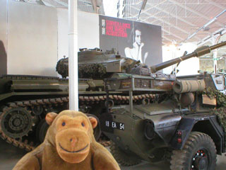 Mr Monkey with a Dingo and a Centurion tank